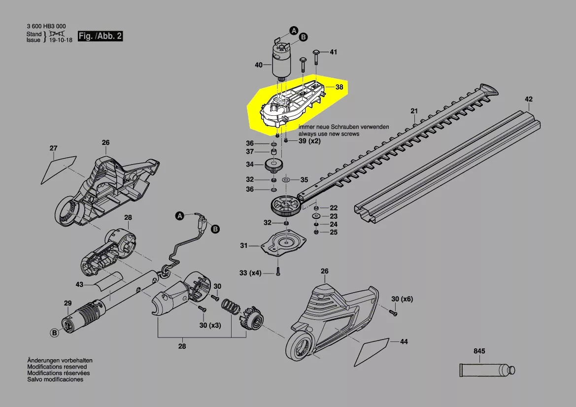 boite de transmission réf. F 016 F05 250 Bosch